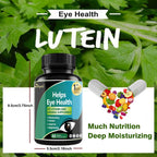 Lutein Eye Supplement Size