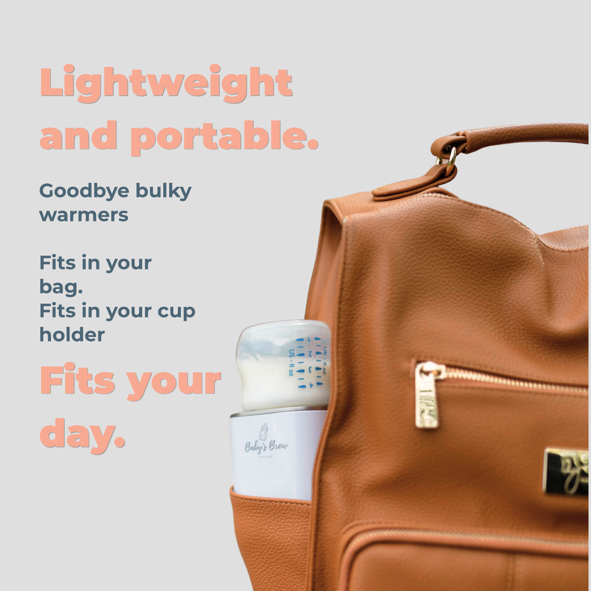 Baby’s Brew 3.0 Portable Bottle Warmer Pro – Rechargeable Travel Bottle Warmer