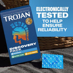 Trojan Discovery Pack Condoms |  12 Count Lubricated Latex Variety Pack