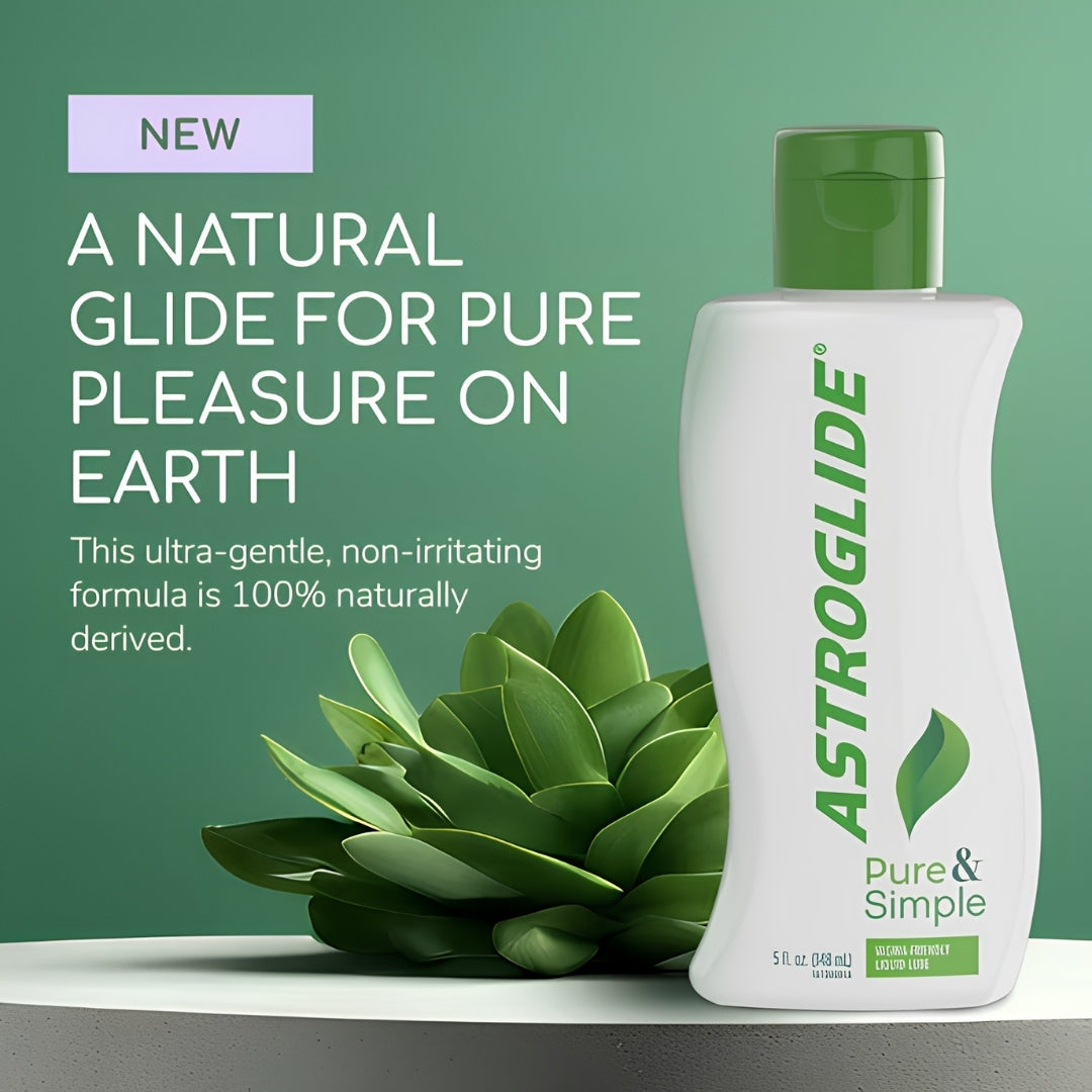 Astroglide Pure & Simple Liquid Lubricant | Water-Based Personal Lubricant