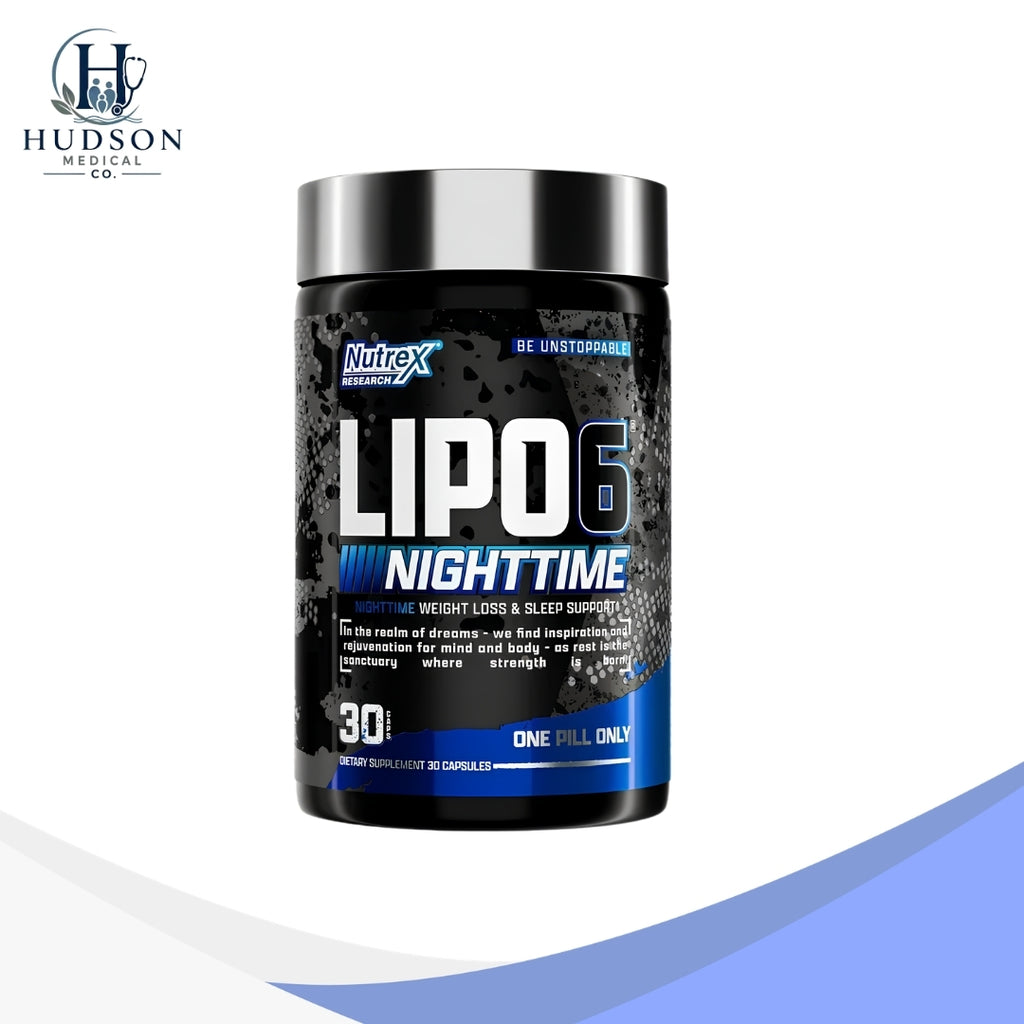 Nutrex LIPO-6 NightTime – Caffeine-Free Nighttime Support, 60 Capsules