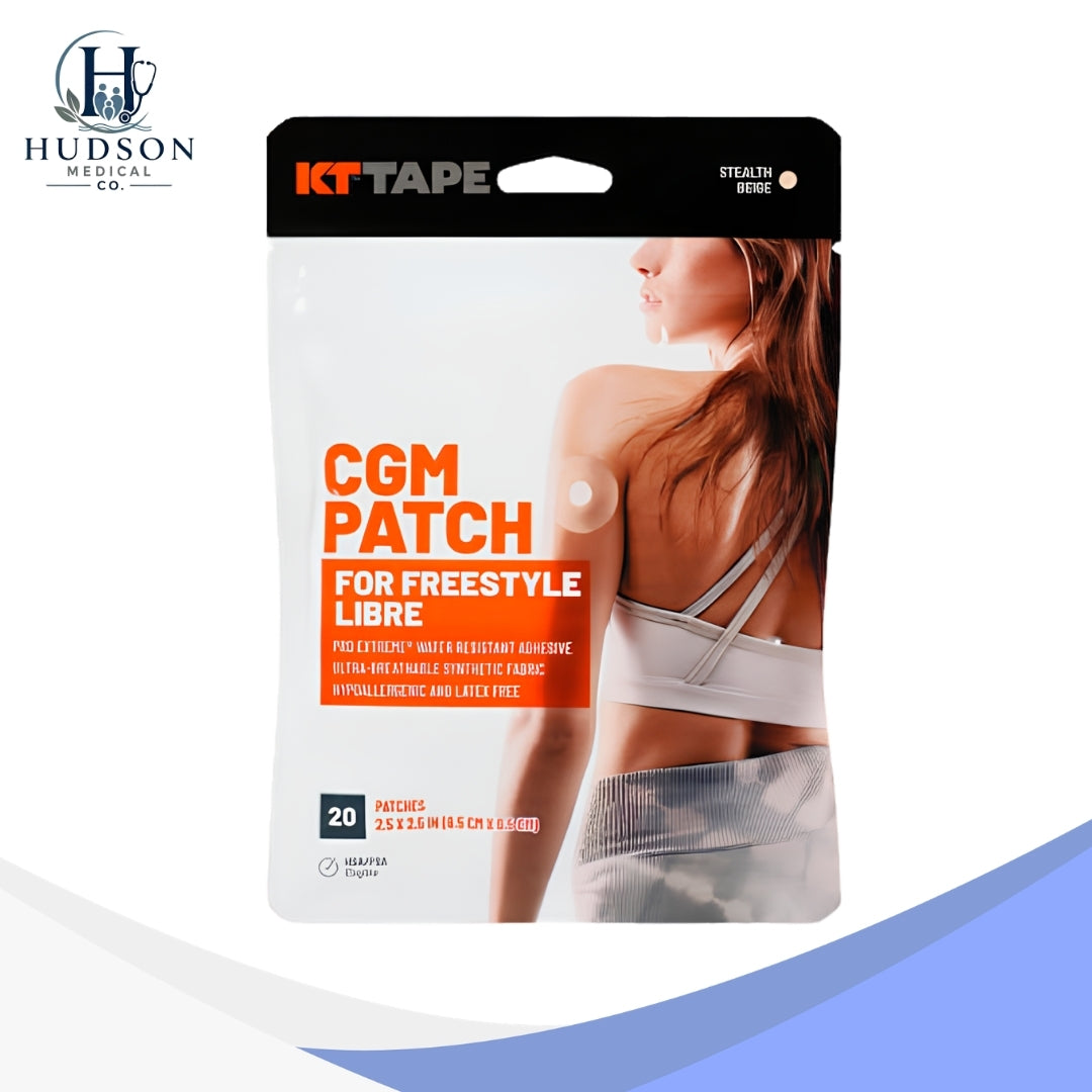 KT Tape RightCare CGM Patches for FreeStyle Libre – 20 Count