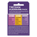 Trojan Pleasure pack | 3 Lubricated Latext Condoms