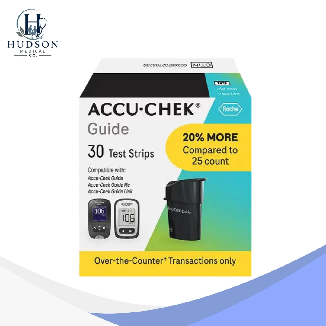 Accu-Chek Guide Blood Glucose Test Strips – 30 Count