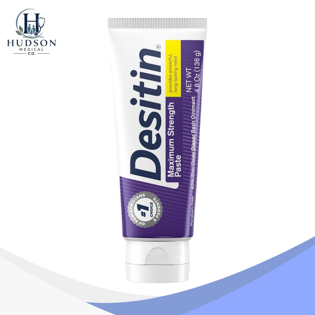 Desitin Maximum Strength Baby Diaper Rash Cream – 40% Zinc Oxide, 4.8 oz