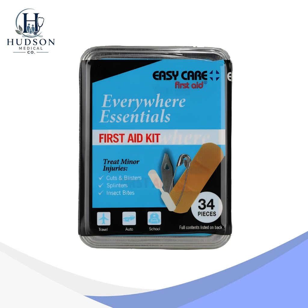 Easy Care First Aid Everywhere Essentials Kit – 34 Pieces