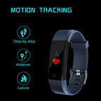 115Plus Fitness Tracker - Heart Rate & Blood Oxygen Monitor, IP67 Waterproof, Sleep & Activity Tracking