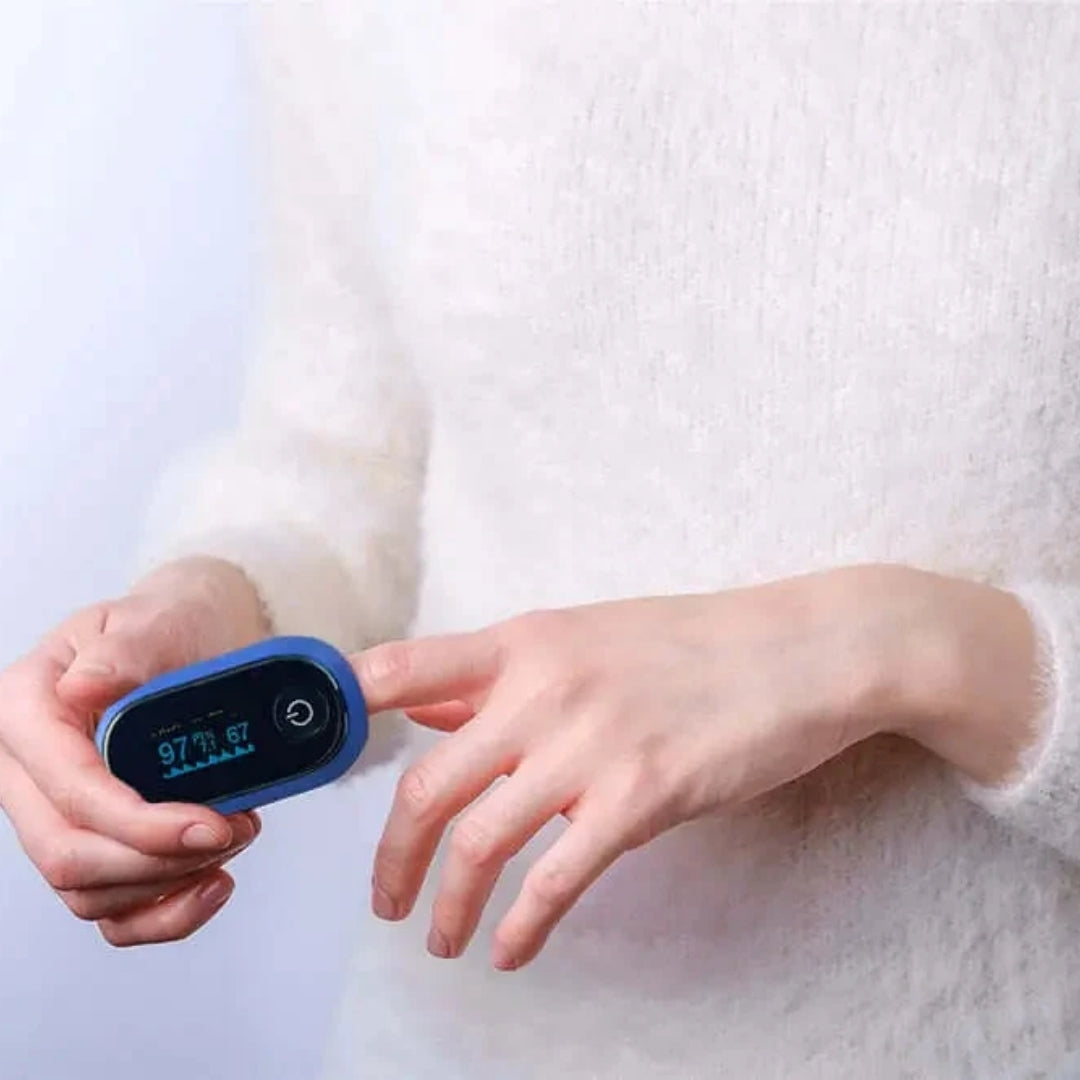 Med-Pat PX-1 Fingertip Pulse Oximeter with Plethysmograph – OLED Display, SpO₂ & Pulse Rate Monitor