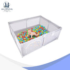 Baby Playpen 71 x 59 x 26 Inches | Extra Large Toddler Play Yard with Breathable Mesh, Safety Zipper & Suction Cup