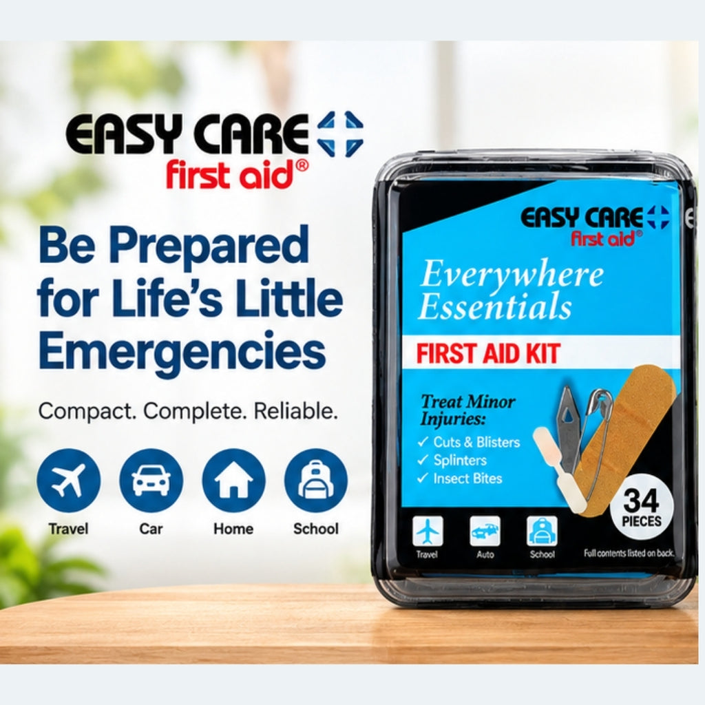 Easy Care First Aid Everywhere Essentials Kit – 34 Pieces