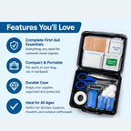 Easy Care First Aid Everywhere Essentials Kit – 34 Pieces