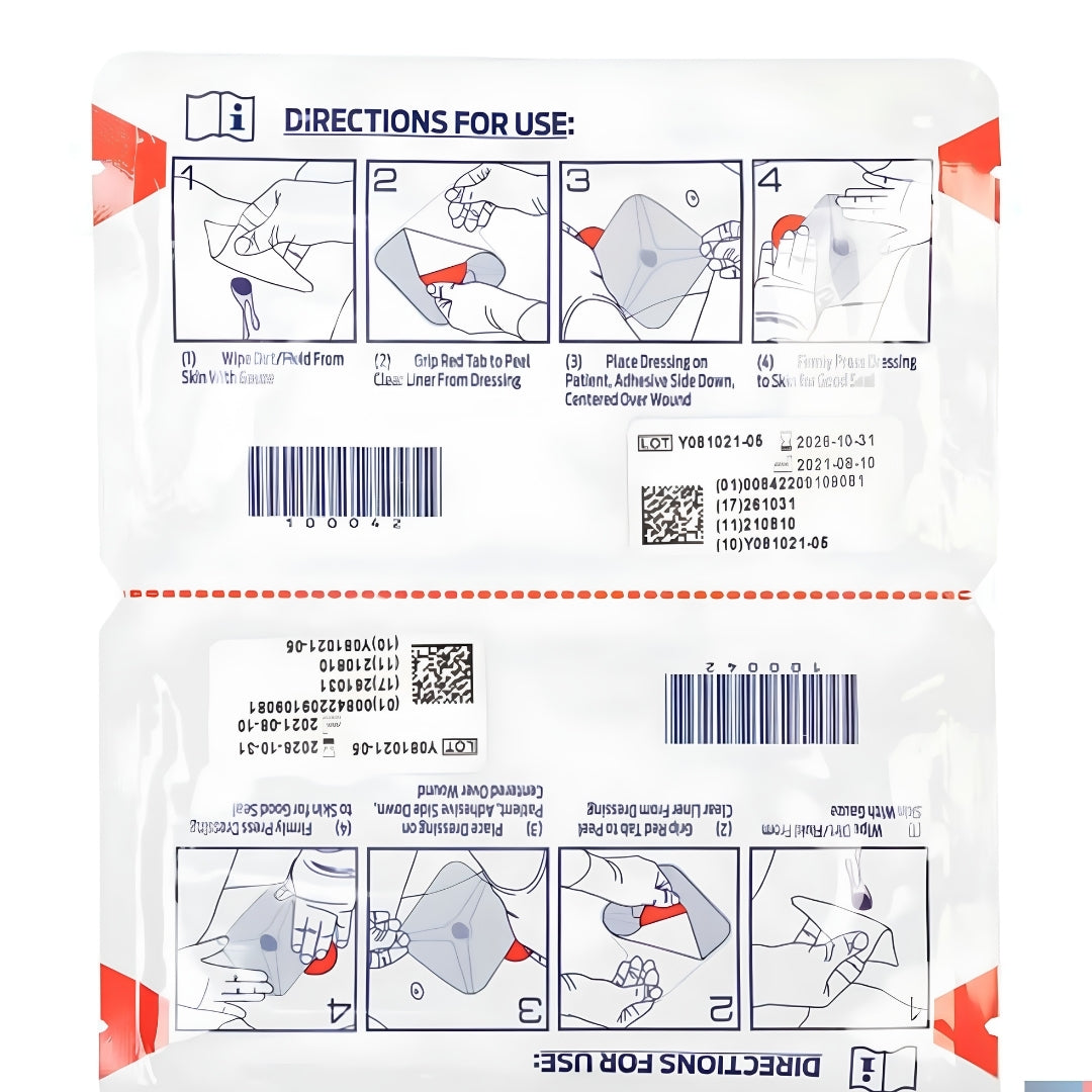 HyFin® Vent Compact Chest Seal Twin Pack – North American Rescue