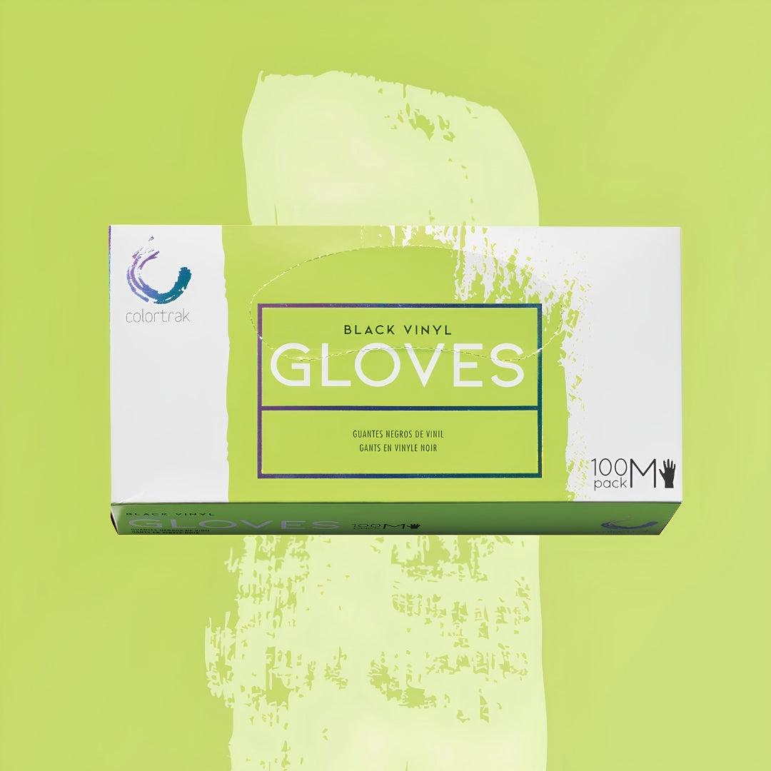 Colortrak Vinyl Gloves | Black