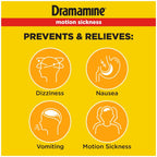Dramamine® 50 mg Orange Travel Size Chewable Tablet 4-Pack x 6 EA
