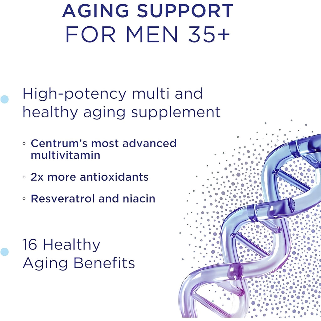 Centrum Age Defy Men's High Potency Multivitamin 60 Caplets