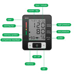 Wrist Blood Pressure Machine Display