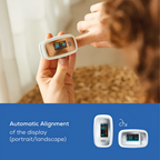 PO30 Pulse Oximeter Finger Monitor | SpO2 Blood Oxygen Saturation & Pulse Rate Checke