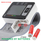 Wrist Blood Pressure Machine Sample Batteries