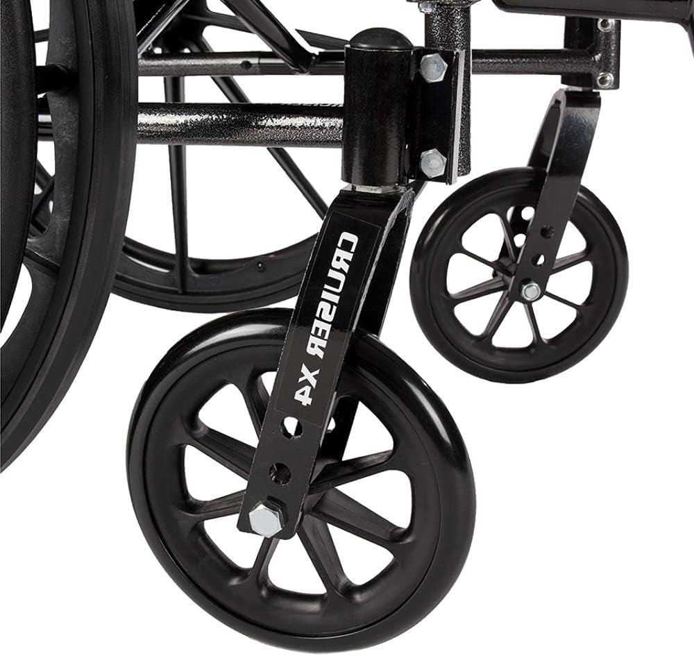 Drive Medical Cruiser X4 Lightweight Wheelchair – 20" Seat (Model CX420ADDA-SF)
