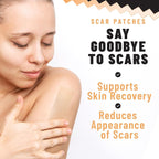 Silicone Scar Patches, Gel Sheets for Scar Removal & Stretch Marks, 5 Sheets