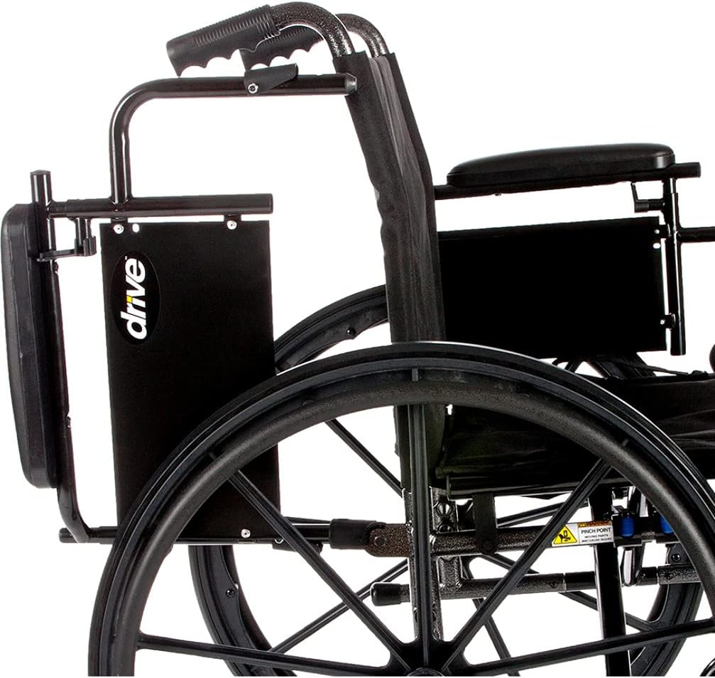 Drive Medical Cruiser X4 Lightweight Wheelchair – 20" Seat (Model CX420ADDA-SF)
