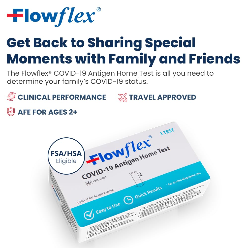 Flowflex COVID-19 Antigen Home Test | 1 Test