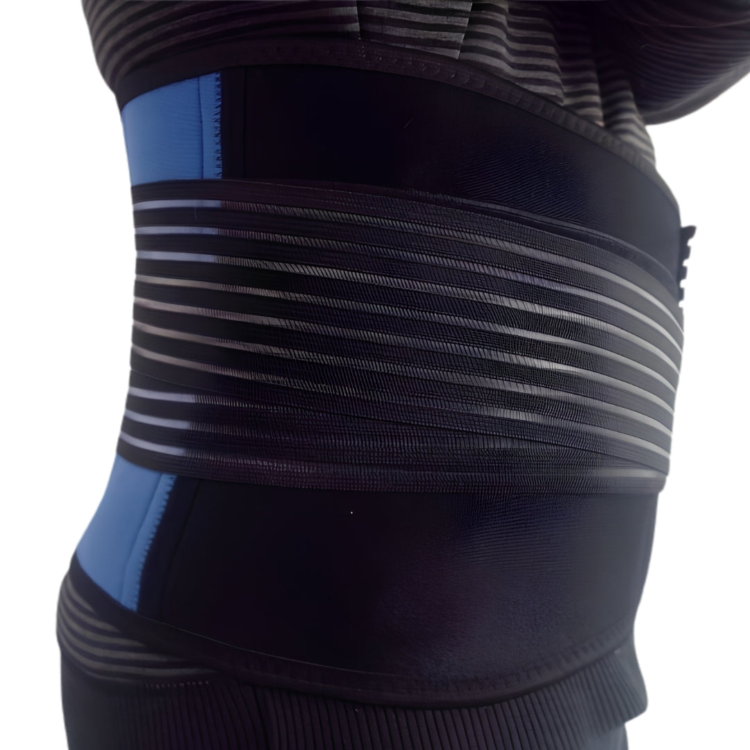 Neoprene Double Pull Lumbar Brace | Adjustable Lower Back Support Belt for Men & Women