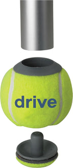 Drive Medical Tennis Ball Glides for Walkers – Yellow (Model 10121)