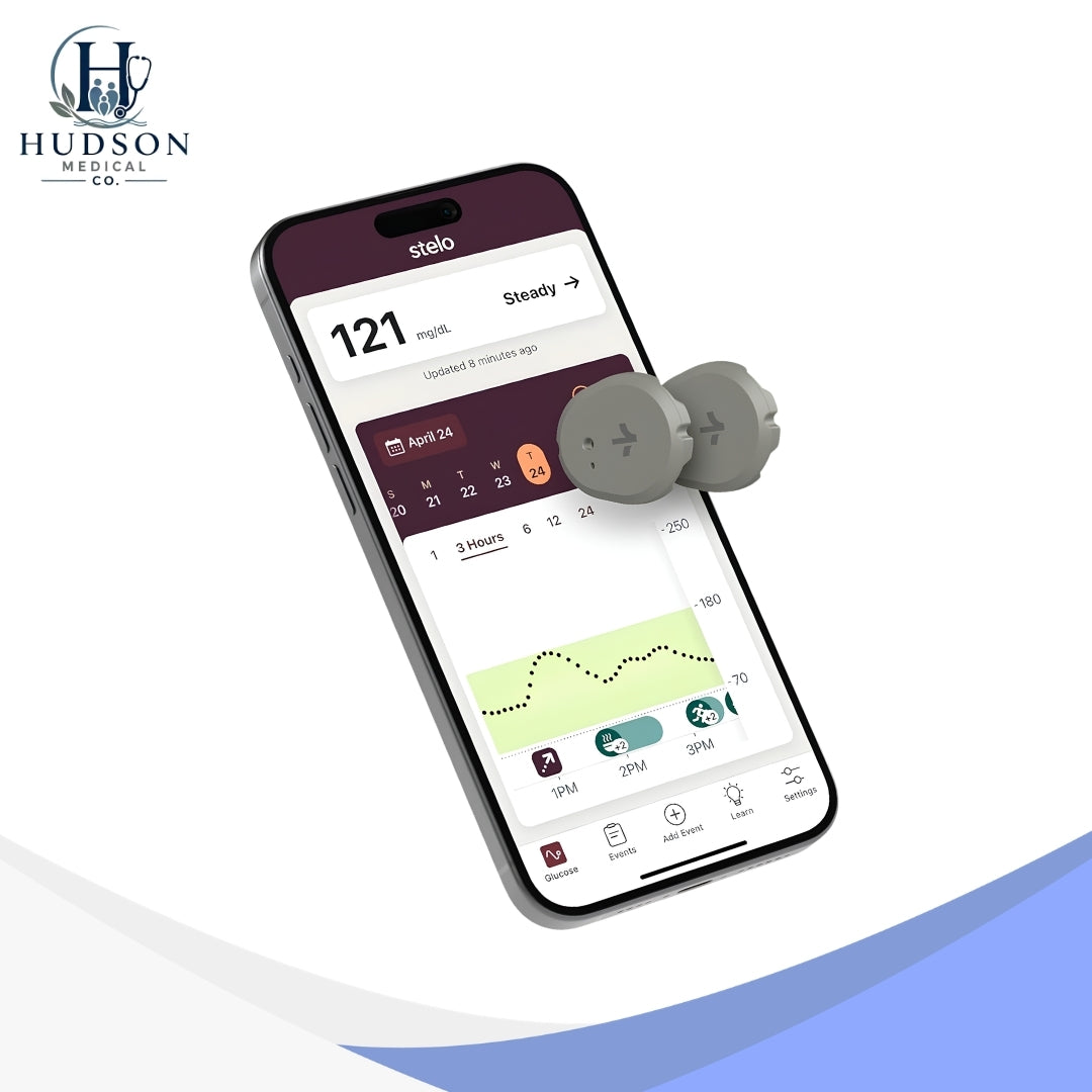 Dexcom Stelo Continuous Glucose Monitor | Over-the-Counter CGM System, 2 Sensors, Up to 15 Days Each