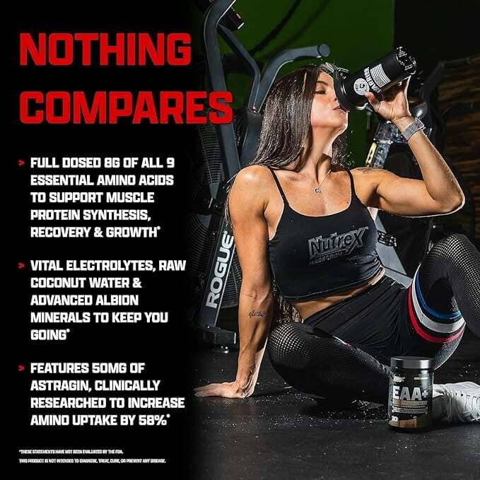 Nutrex EAA+ Hydration – Essential Amino Acids, BCAAs &amp; Electrolytes