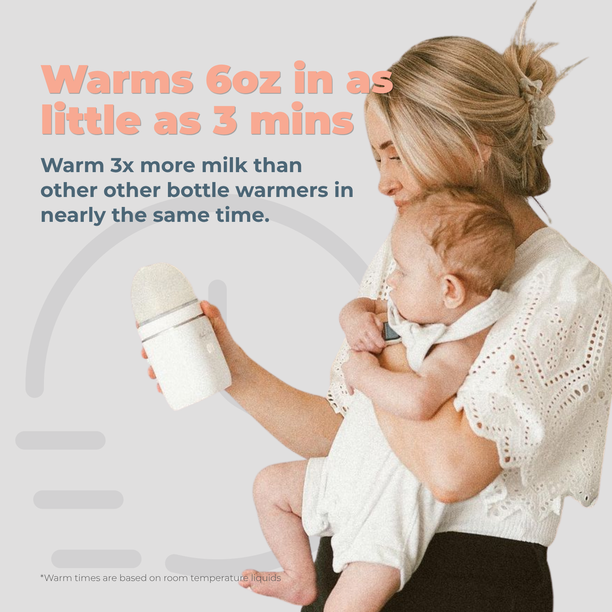 Baby’s Brew 3.0 Portable Bottle Warmer Pro – Rechargeable Travel Bottle Warmer