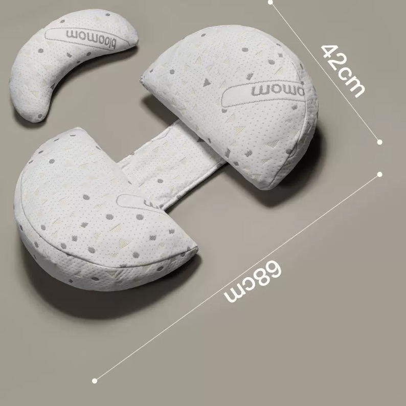 U-Shaped Pregnancy Pillow Gray