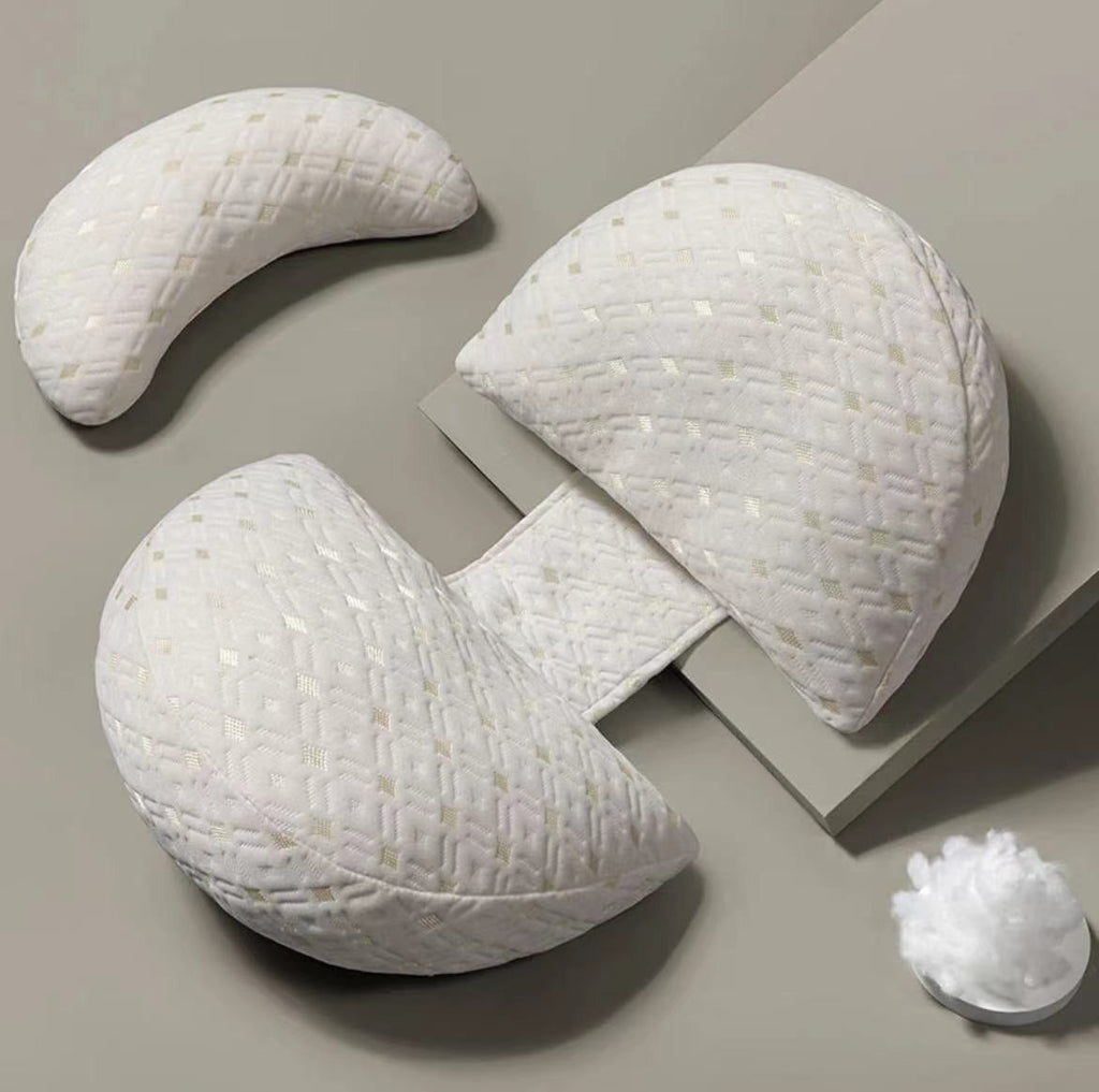 U-Shaped Pregnancy Pillow Ice Soul White