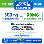 Magnesium Glycinate  – 240 Capsules – High Absorption Magnesium Supplement  – Gentle on Stomach – Made in USA