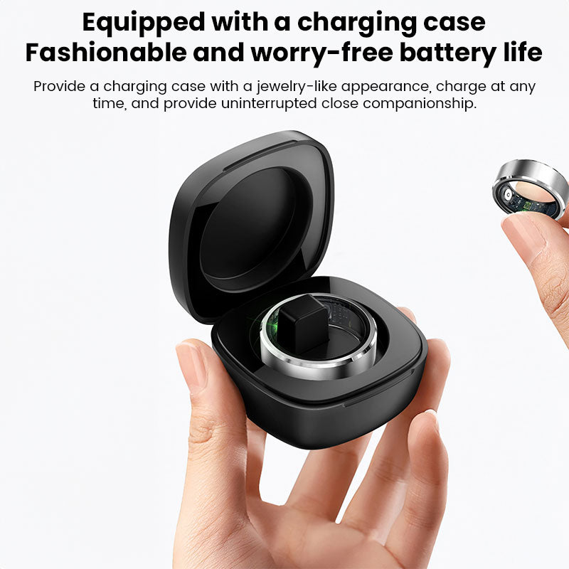 2025 New! Xiaomi Smart Ring for Men & Women. Tracks Heart Rate, Blood Oxygen, Sleep. 5ATM Waterproof Fitness Tracker