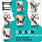 Hinged ROM Elbow Brace Step by Step