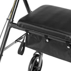 Rollator Rolling Walker with 6" Wheels Comfortable Foam