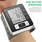 Wrist Blood Pressure Machine Button