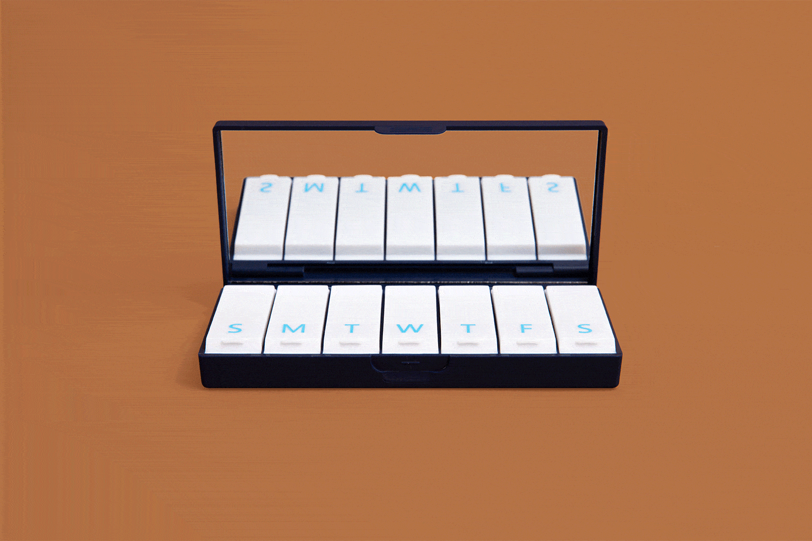 Navy Blue Pill Box