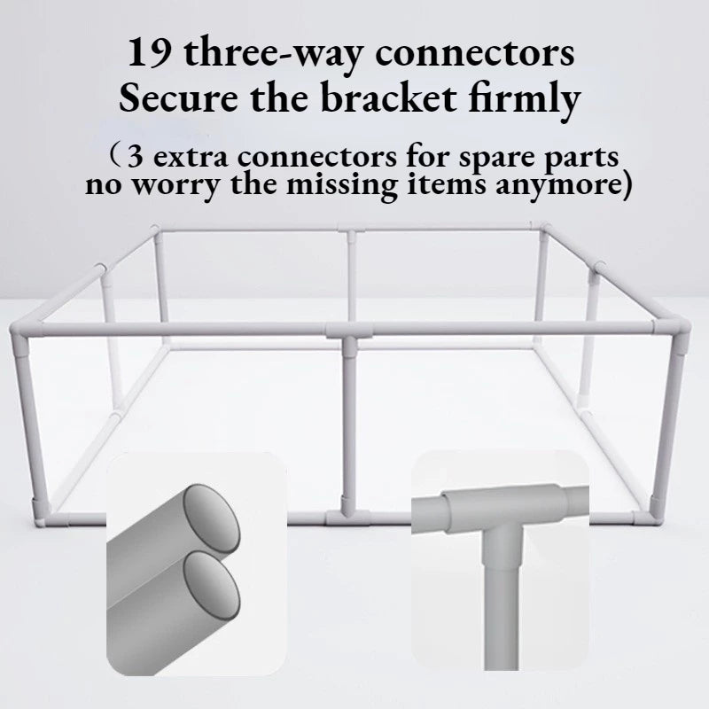 Baby Playpen 71 x 59 x 26 Inches | Extra Large Toddler Play Yard with Breathable Mesh, Safety Zipper & Suction Cup